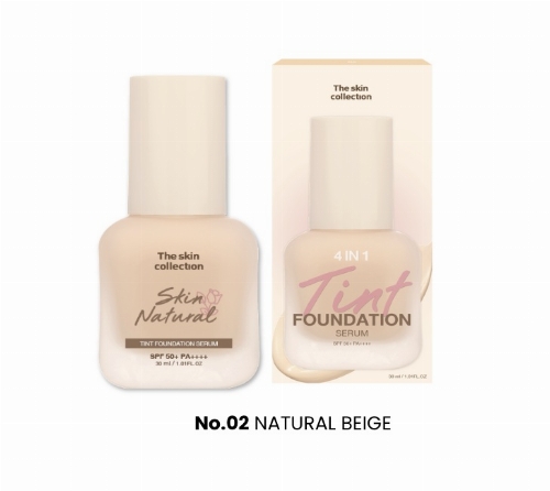 The Skin Collection Skin Natural Tint Foundation Serum SPF50+ PA++++ No.02 NATURAL BEIGE