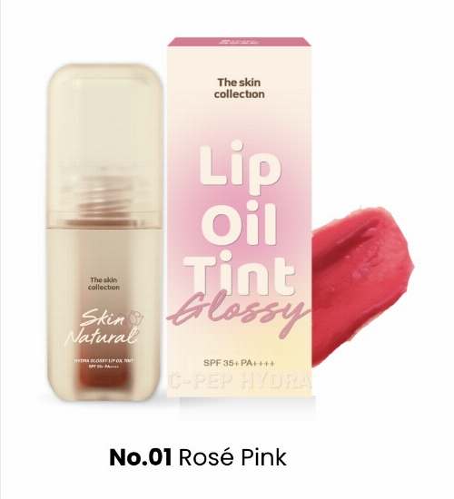 The Skin Collection Skin Natural Glossy Lip oil Tint No.01 ROSE' PINK