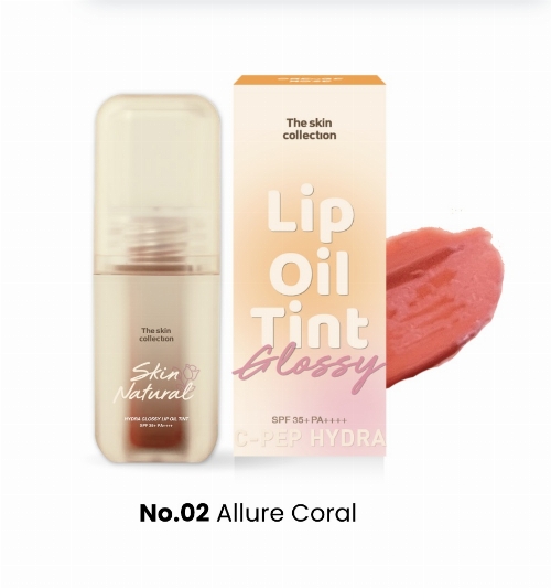The Skin Collection Skin Natural Glossy Lip oil Tint No.02 ALLURE CORAL