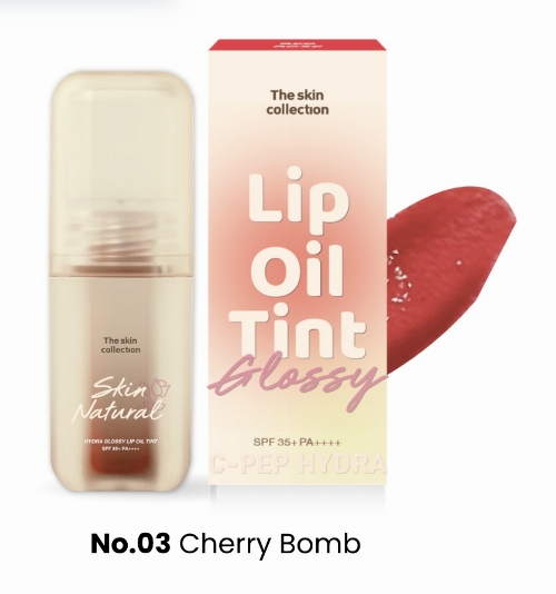 The Skin Collection Skin Natural Glossy Lip oil Tint No.03 CHERRY BOMB